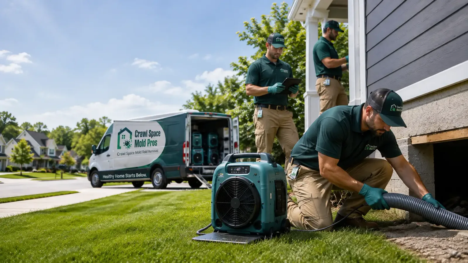 Crawl Space Mold Removal in Lime Ridge, WI